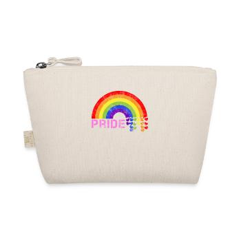 Pride LGBT CSD Gay Pride Regenbogen Queer - Bio-Täschchen - Natur - Vorne