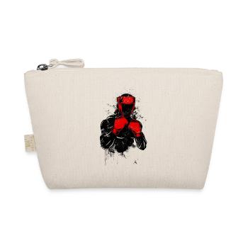 Shadow boxing boxer boxing gloves - Organic Pouch - nature - Front