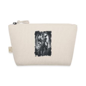 Wikinger Viking Valhalla Odin Thor Nordmann Skal - Bio-Täschchen - Natur - Vorne