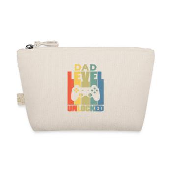 Dad Level Unlocked Gamer Vatertag - Bio-Täschchen - Natur - Vorne