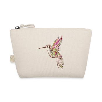 Artistic Hummingbird - Organic Pouch - nature - Front