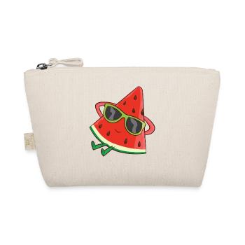 Pastèque cool avec lunettes de soleil d’été Melon - Trousse biologique - nature - Devant