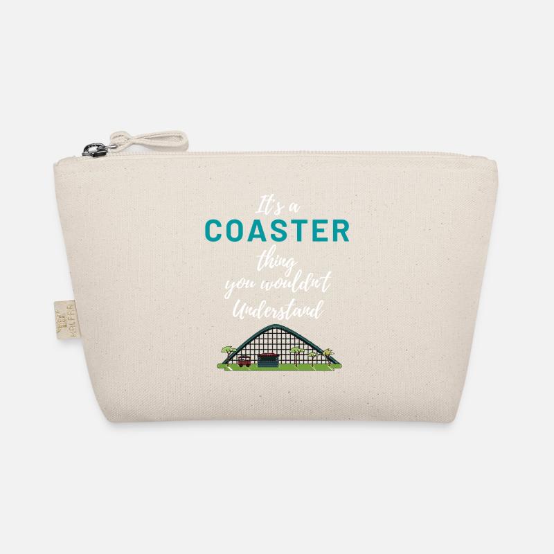 Roller coaster amusement park fun fair 12 Organic Pouch