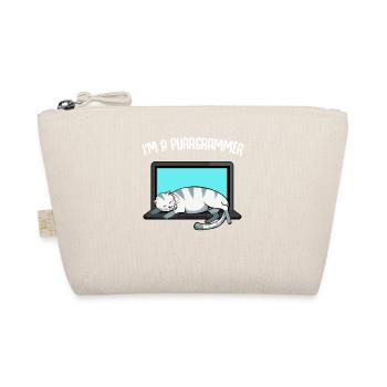 I'm A Purrgrammer - programmeur chat sur clavier - Trousse biologique - nature - Devant