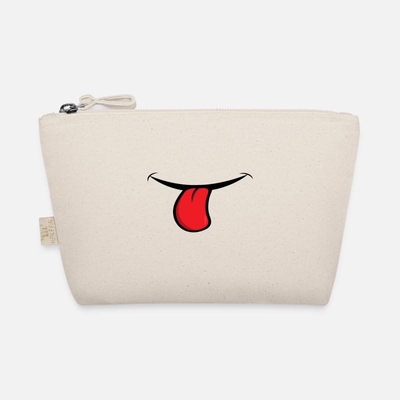 Face laugh teeth grimace grimace Organic Pouch