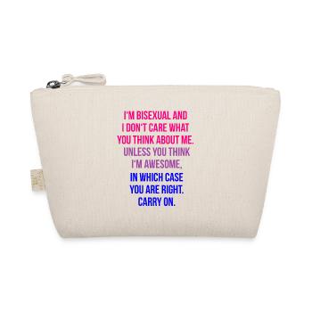 Gay LGBT Pride Bisexual - Trousse biologique - nature - Devant