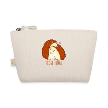Hedge Hugs Drôle Hedgehog Hug Pun Love - Trousse biologique - nature - Devant