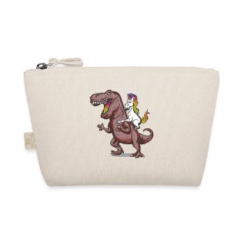 Rex Einhorn Dino - Bio-Täschchen - Natur - Vorne