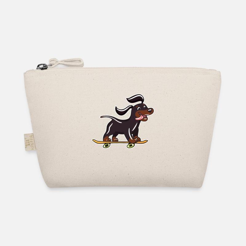Skateboard Dog Organic Pouch