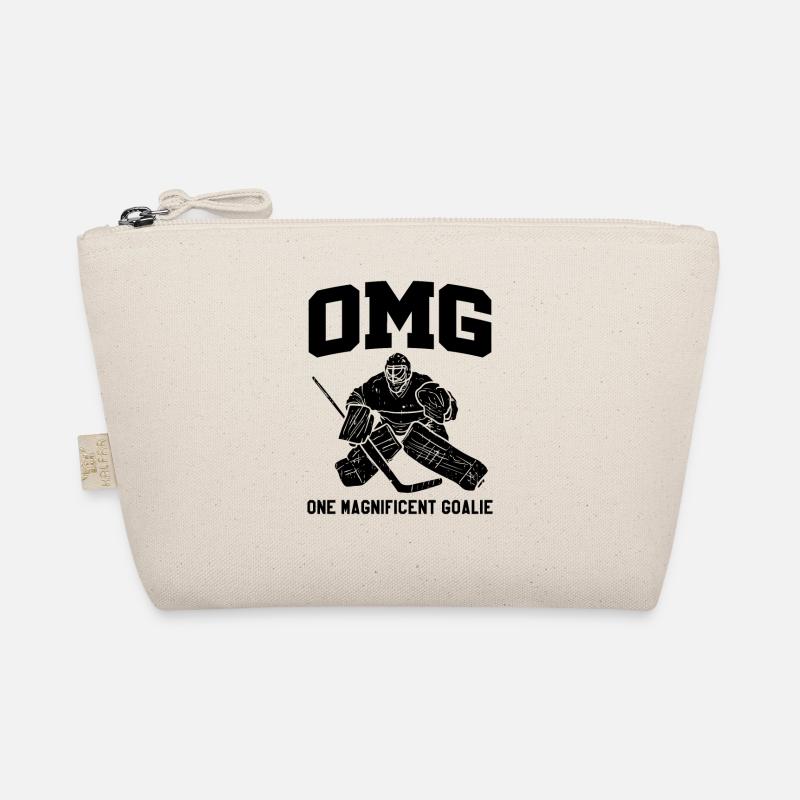 Eishockeytorhüter Goalie Eishockey Keeper Geschenk - Bio-Täschchen - Natur