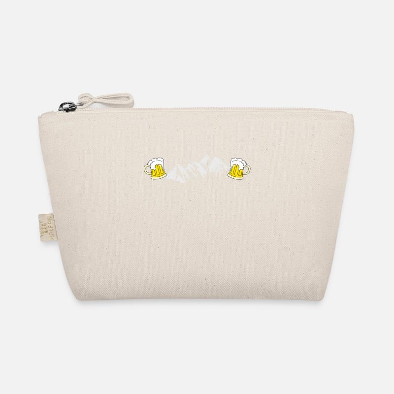 Mountains & beer hiking Alps summit huts idea Organic Pouch