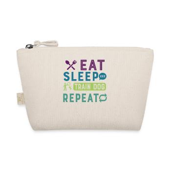 Eat Sleep Dog Trainer Répéter Funny Dog Trainer - Trousse biologique - nature - Devant