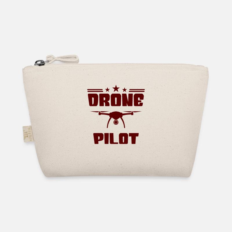 Drone Pilot Drohne fliegen - Bio-Täschchen - Natur