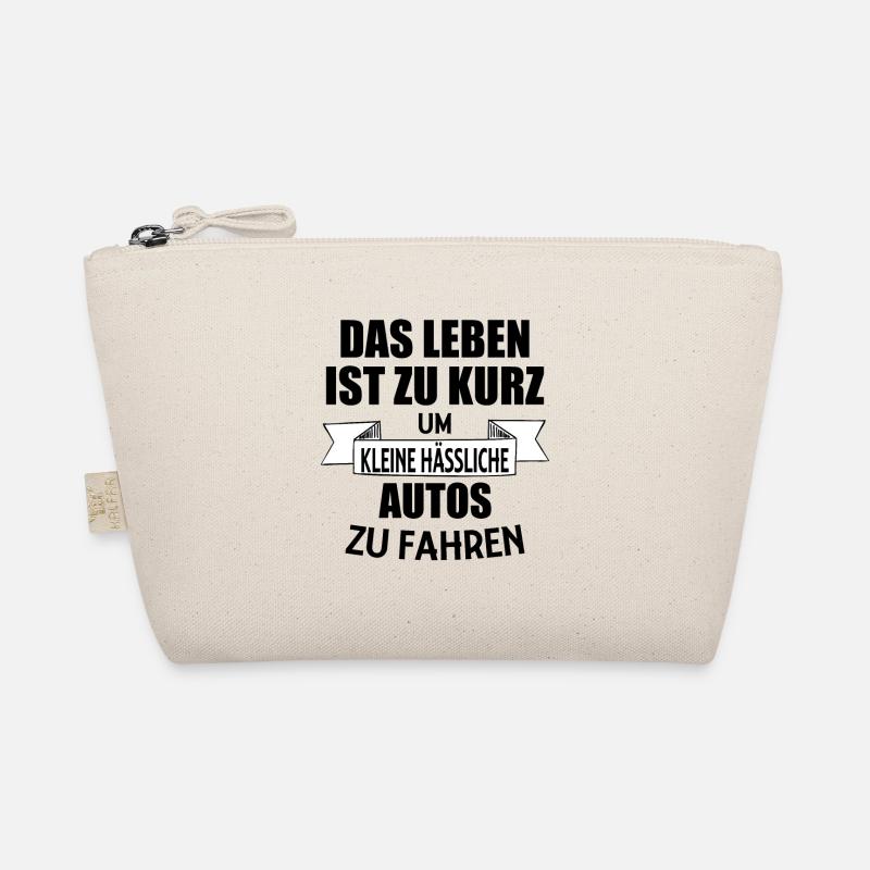 Auto Spruch Autoliebhaber Geschenkidee Luxusautos - Bio-Täschchen - Natur