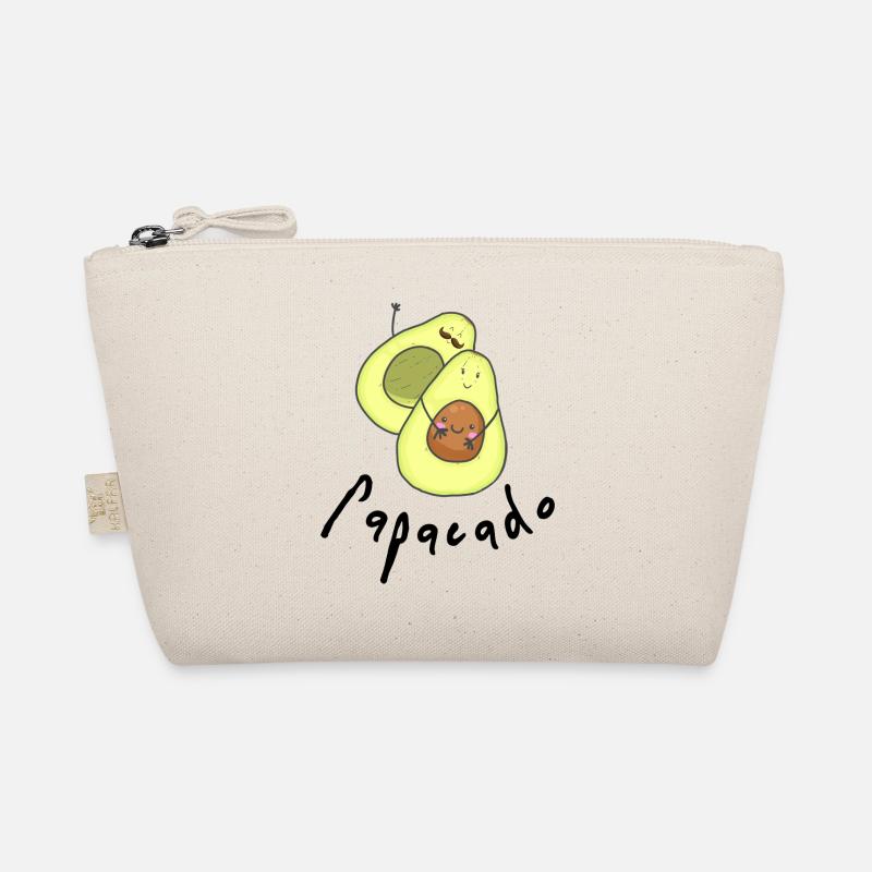 Mamacado, Papacado Geschenkidee Vater - Bio-Täschchen - Natur