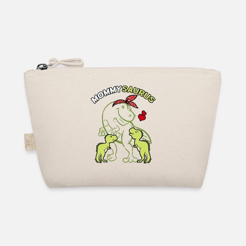Mommysaurus with 2 babies Organic Pouch