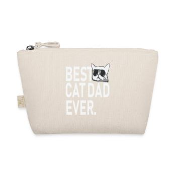 Best cat dad ever - Organic Pouch - nature - Front