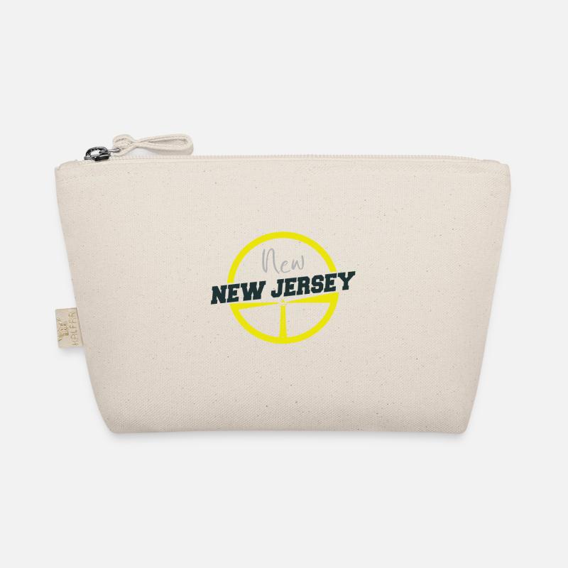 Typography New New Jersey Organic Pouch