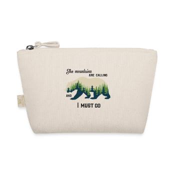 the mountains are calling and I must go - gift - Organic Pouch - nature - Front