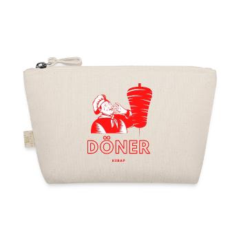 Döner Kebap Vintage retro Fast Food Berlin Klassik - Bio-Täschchen - Natur - Vorne
