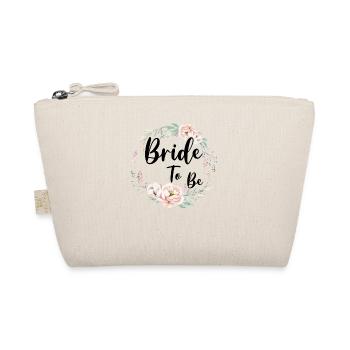 Mariée Bride to be Fleurs Mariages JGA - Trousse biologique - nature - Devant