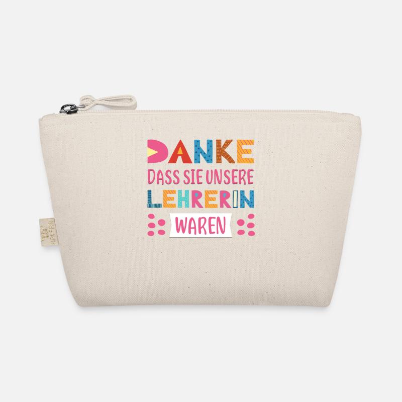 Danke dasss Sie unsere Lehrerin waren Abschied - Bio-Täschchen - Natur