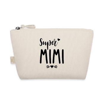 Womens Super Mimi Mother's Day Gift - Organic Pouch - nature - Front