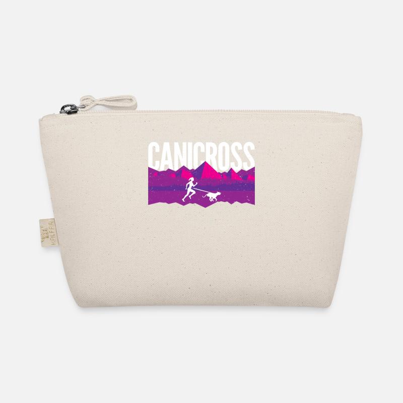 Course de canicross avec chien - Trousse biologique - nature