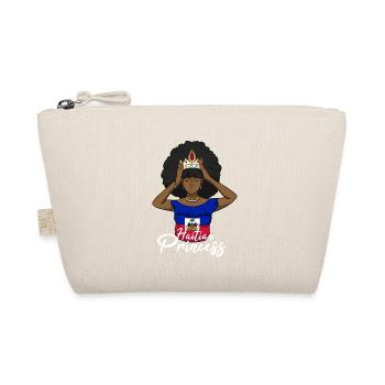 Haiti Haitian flag Ms. Princess I gift - Organic Pouch - nature - Front