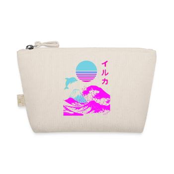 Rétro Aesthetic Iruka Écriture japonaise Vaporwave - Trousse biologique - nature - Devant