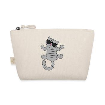 Cat cat lover cat mom gift funny - Organic Pouch - nature - Front
