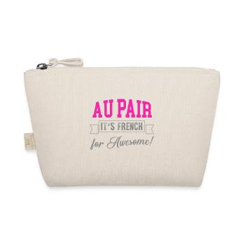Au Pair Es ist Französisch für Awesome - Bio-Täschchen - Natur - Vorne