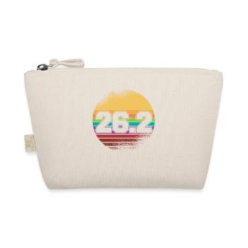 First Marathon 26.2 Marathoner Retro Runner - Organic Pouch - nature - Front