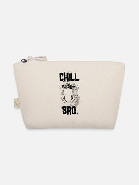 Chill Bro Proboscis Monkey Gift - Organic Pouch - nature - Front