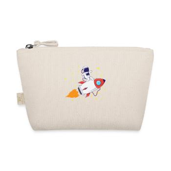 Astronaut on rocket - Organic Pouch - nature - Front