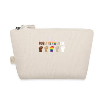 Black Lives Matter Together We Rise Equality Shirt - Organic Pouch - nature - Front