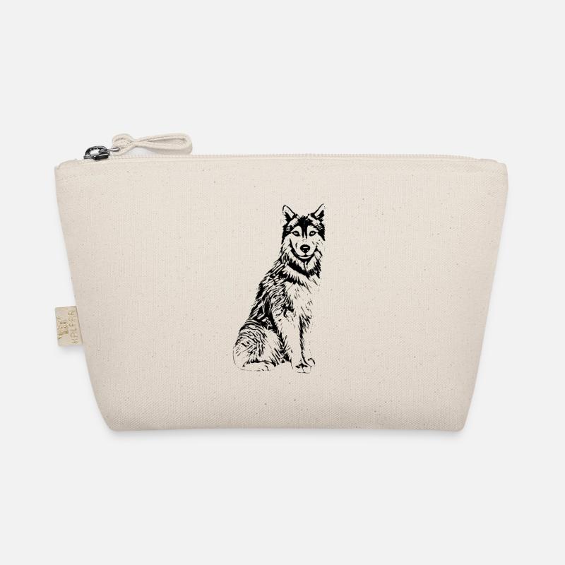 Husky - Bio-Täschchen - Natur