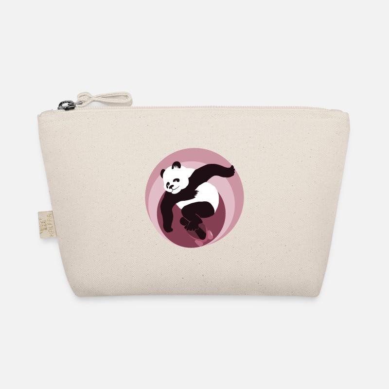 fabulous skate panda Organic Pouch