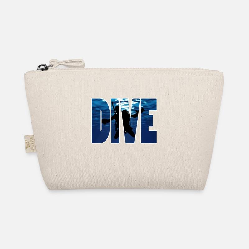 Tauchen ,Diver - Bio-Täschchen - Natur