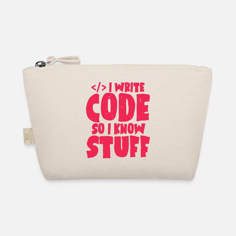 Geek computer nerd Organic Pouch
