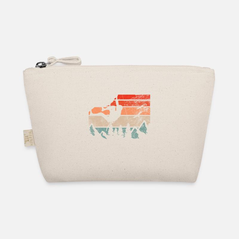 Retro bouldering climbing boulderer boulder Organic Pouch