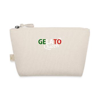 Gelato Queen Ice Cream expert Italy flag - Organic Pouch - nature - Front