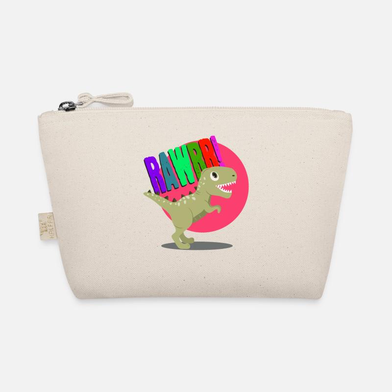 Dino Saurian Rex Rawr Organic Pouch