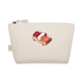 Cute Sushi Trio – Perfect Gift for Sus - Organic Pouch - nature - Front