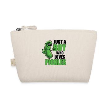 Je suis un garçon qui aime les cornichons - Trousse biologique - nature - Devant