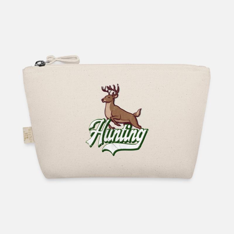 Jagd Jäger Hirsch Hirschjagd Geschenk Jagdhund Reh Bio-Täschchen