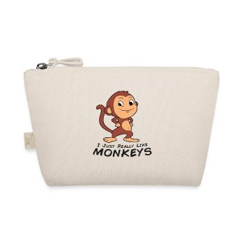J’aime les singes vraiment mignons - Trousse biologique - nature - Devant