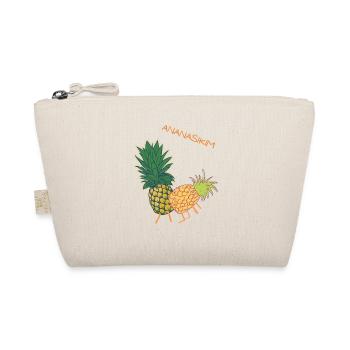 ANANASIKIM - Ananas Sex Wortspiel - Bio-Täschchen - Natur - Vorne