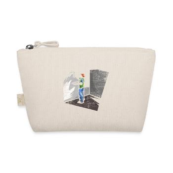 Plasterer cleaning work - Organic Pouch - nature - Front