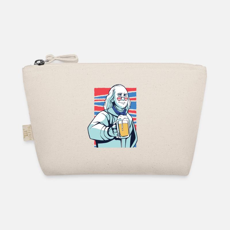 Benjamin Franklin US Bier US Flagge Bier Präsident Bio-Täschchen